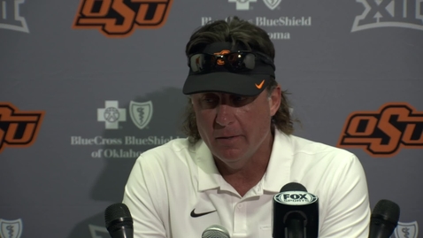 Thumbnail for 10/7/19 Cowboy Football: OSU v. Texas Tech Gundy Postgame