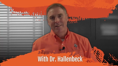 Thumbnail for A Message from Dr. Hallenbeck about Graduate Teaching Assistants