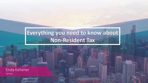 Thumbnail for SPRINTAX SOFTWARE PRESENTATION for International Students &amp; Scholars