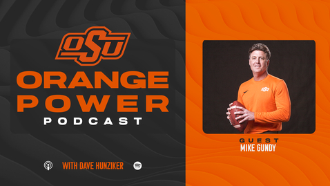 Thumbnail for entry Orange Power Podcast: Gundy Discusses The Keys to the Big 12 Championship