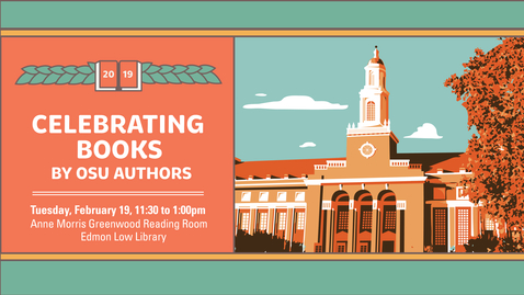 Thumbnail for Celebrating Books by OSU Authors 2019
