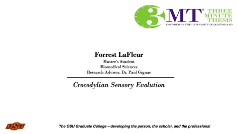 Thumbnail for 2022 3MT Finalist Forrest LaFleur