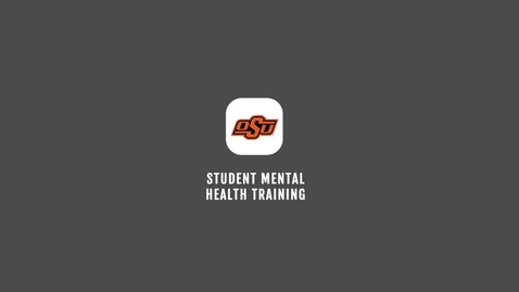 Thumbnail for OSU Student Mental Health Training