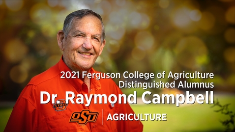 Thumbnail for entry 2021 Distinguished Alumni: Dr. Raymond Campbell