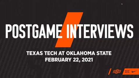 Thumbnail for entry 2/23/21 Cowboy Basketball; OSU/Texas Tech Postgame Press Conference