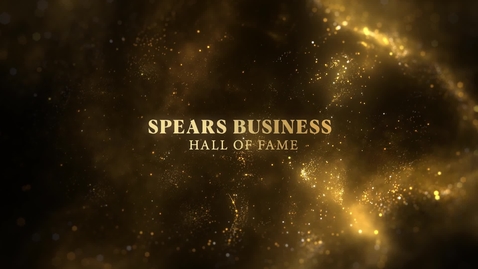 Thumbnail for entry Spears Business Hall of Fame 2022 - Jay Helm