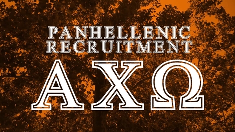 Thumbnail for Panhellenic House Tour - Alpha Chi Omega