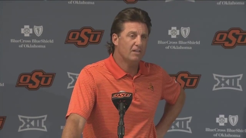 Thumbnail for entry 09/10/20 Cowboy Football:  Mike Gundy Discusses Recent Call to Boone Pickens