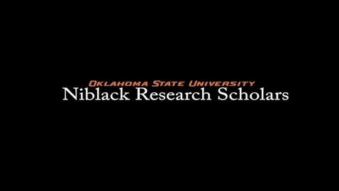 Thumbnail for Kylie Hagerdon, 2017-18 Niblack Research Scholar