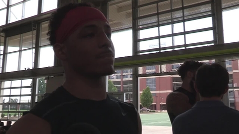 Thumbnail for 08/15/18 Cowboy football:  Tylan Wallace Speaks to the Media