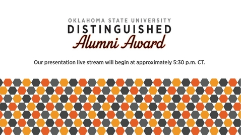 Thumbnail for entry 2021 Distinguished Alumni Awards