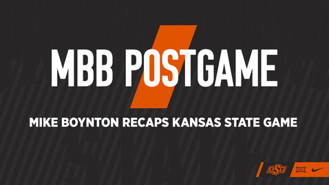 Thumbnail for entry Cowboy Basketball Postgame vs  Kansas State (02.25.23)