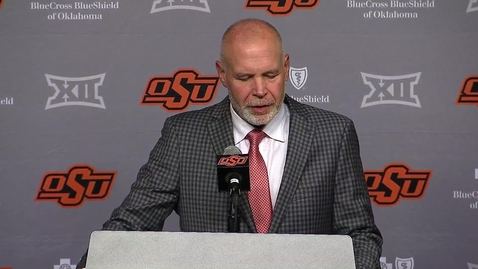 Thumbnail for 9/11/21:  Jim Knowles  OSU/Tulsa Postgame Comments