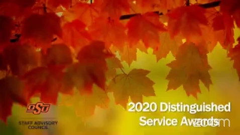 Thumbnail for 2020 Staff Advisory Distinguished Service Awards