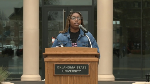 Thumbnail for MLK Day March:  Calyn Adams Sings &quot;Lift Every Voice and Sing&quot;