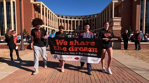 Thumbnail for Highlights of the City of Stillwater/OSU 2023 MLK Day March