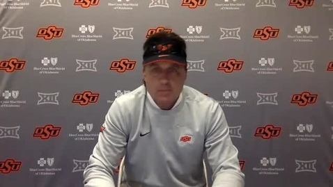 Thumbnail for 10/5/20 Cowboy Football: OSU/Kansas Post-game Press Conference