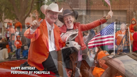 Thumbnail for entry Happy Birthday to President Hargis and the First Cowgirl!