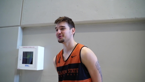 Thumbnail for 2/20/19 Cowboy Basketball: Thomas Dziagwa Addresses the Media