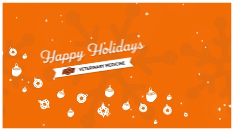 Thumbnail for entry Happy Holidays from OSU Vet Med
