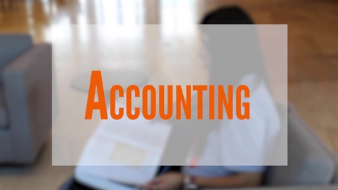Thumbnail for entry Spears Major Profile: Accounting