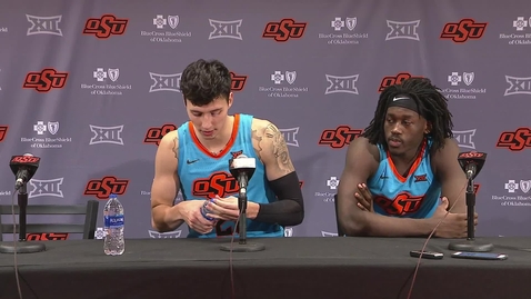 Thumbnail for 11/18/19 Cowboy Basketball: OSU/Yale Waters, Likekele and Boynton Postgame 