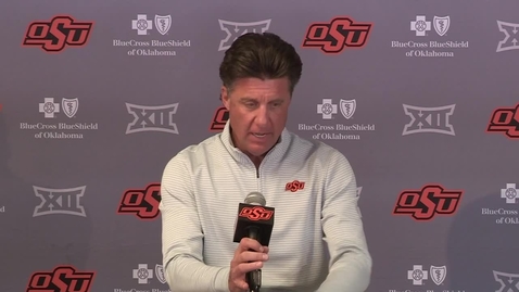 Thumbnail for Mike Gundy Previews OSU/Kansas