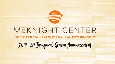 Thumbnail for McKnight Center Season Announcement