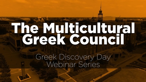 Thumbnail for entry The Multicultural Greek Council at Oklahoma State University