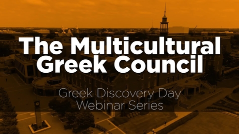 Thumbnail for The Multicultural Greek Council at Oklahoma State University