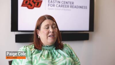 Employers know the Eastin Center helps students grow professionally with networking connection opportunities.