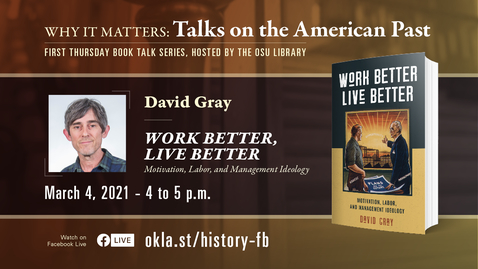 Thumbnail for entry Why It Matters: Talks on the American Past featuring David Gray