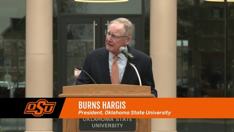 Thumbnail for entry President Hargis Speaks at MLK Day March