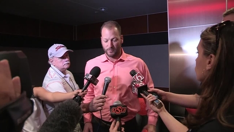 Thumbnail for 08/31/18 Cowboy Football:  Mike Yurcich Speaks to the Media