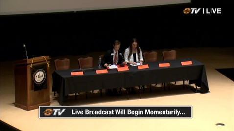 Thumbnail for Student Government Association Joint Session