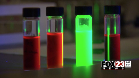 Thumbnail for entry IN THE NEWS:  OSU Researchers Developing A Cheaper Version Of Quantum Dots