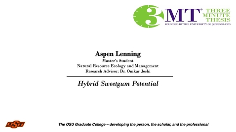 Thumbnail for 2022 3MT Finalist Aspen Lenning
