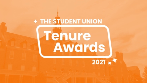 Thumbnail for entry The 2020-2021 Student Union Tenure Awards