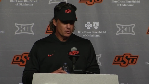 Thumbnail for 11/4/19 Cowboy Football: OSU/TCU Gundy Postgame