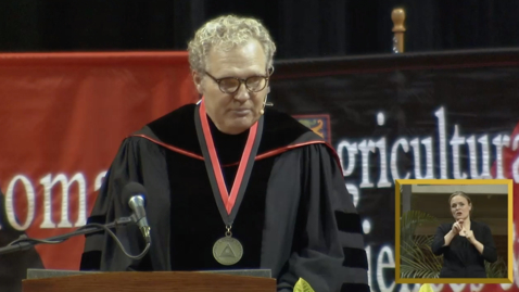 Thumbnail for ICYMI:  News 9's Kelly Ogle Speaks at Oklahoma State University College of Arts &amp; Sciences Commencement