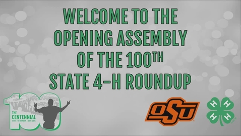 Thumbnail for Opening Assembly of the 2021 Oklahoma State 4-H Roundup