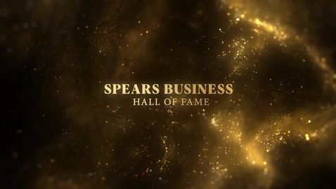 Thumbnail for Spears Business Hall of Fame 2022 - Burns Hargis