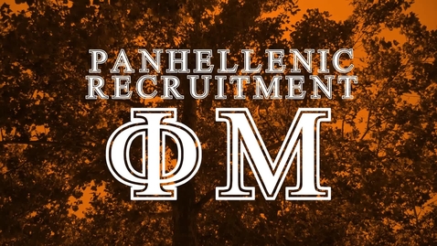 Thumbnail for Panhellenic House Tour - Phi Mu