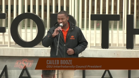 Thumbnail for MLK March Special Speaker:  Caileb Booze