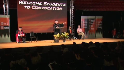 Thumbnail for  2018 President's New Student Convocation