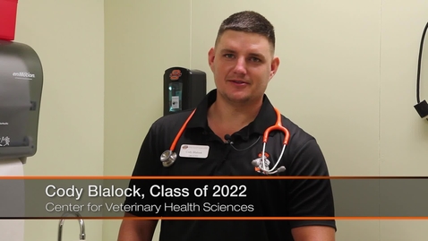 Thumbnail for Blalock Receives Oneok Veteran Scholarship