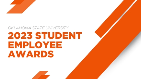 Thumbnail for entry 2023 Student Employee Awards 