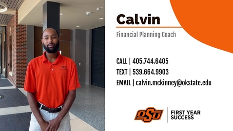 Thumbnail for First Year Success: Calvin