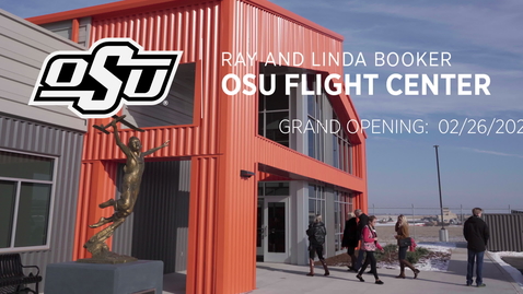 Thumbnail for Ray and Linda Booker OSU Flight Center Dedication