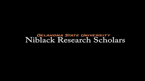 Thumbnail for Grace Ogden, 2017-18 Niblack Research Scholar